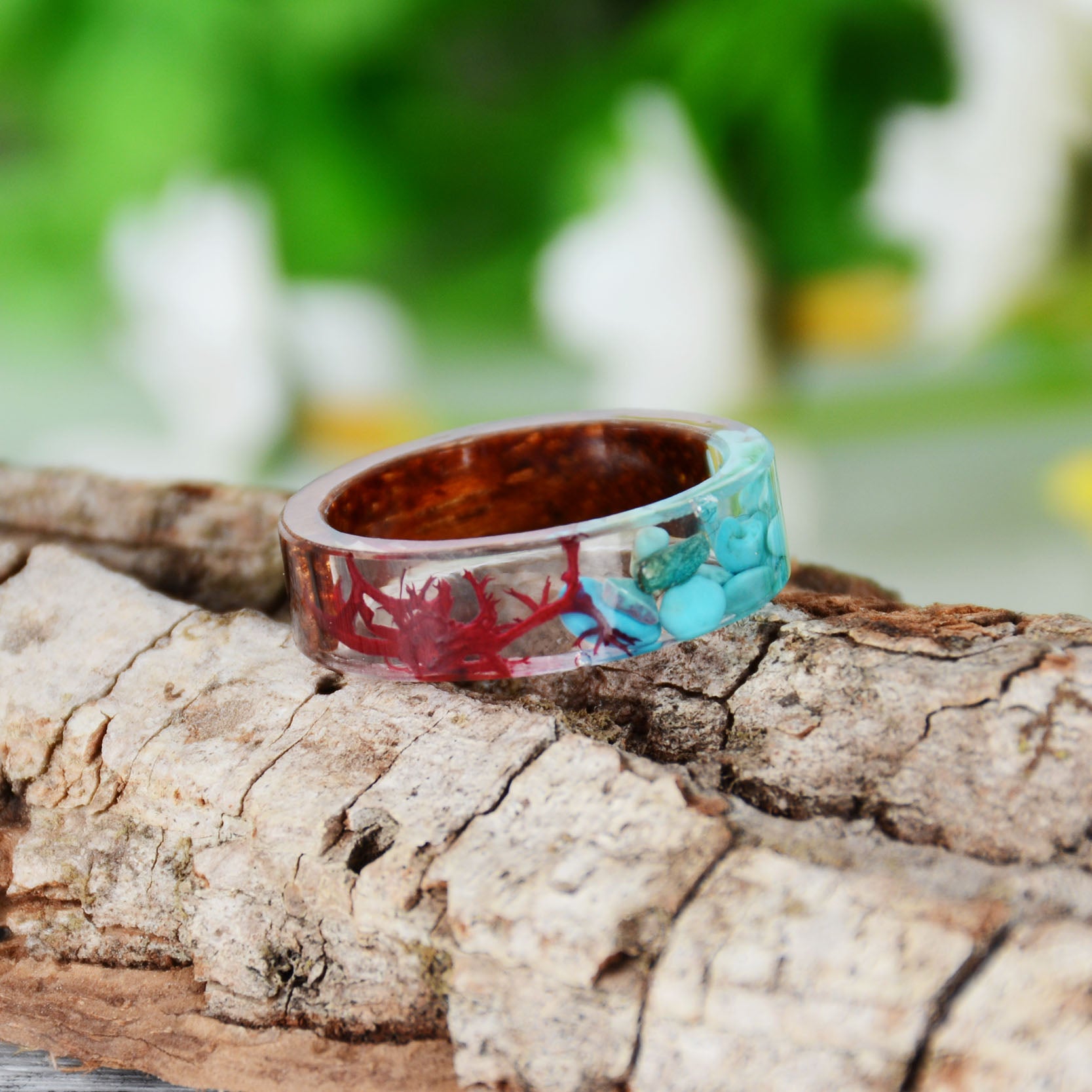 Wood Bracelet|Flower Resin Bracelet |Real flower bracelet | Smartyleowl |  Resin Lamp | Wood Resin Lamp | Resin Diorama | Resin Art | Resin bracelet, Wood  bracelet, Resin bangles
